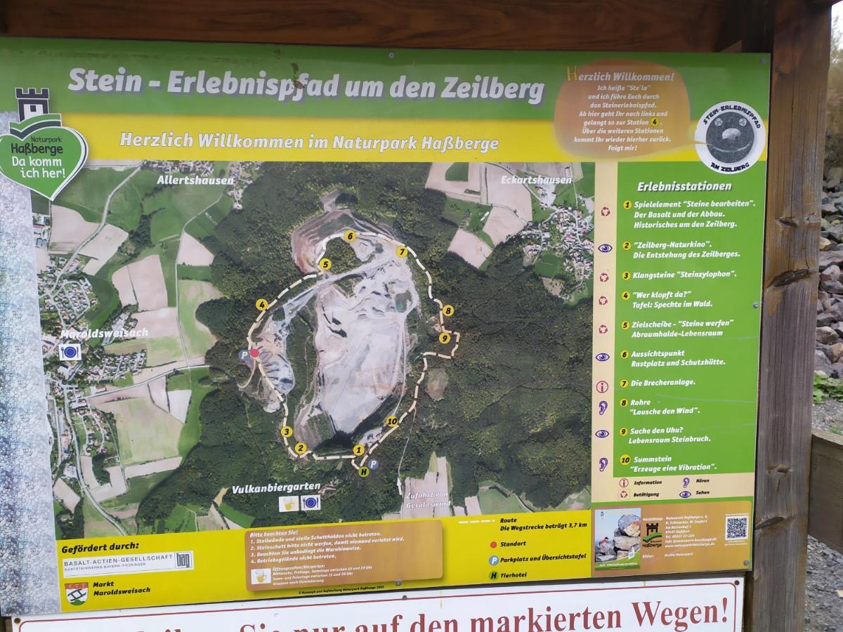 Ferienwohnung „Schau Ins Frankenland“ Burgpreppach Kültér fotó